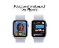 Apple Watch SE 2 44/Srebrne Aluminum/Błękitny Pasek LTE - 1278052 - zdjęcie 4